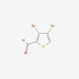 molecular formula C5H2Br2OS B1280209 3,4-Dibromothiophene-2-carbaldehyde CAS No. 32896-02-9