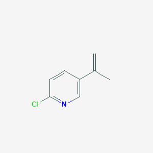 molecular formula C8H8ClN B1280213 2-Chloro-5-(prop-1-en-2-yl)pyridine CAS No. 68700-92-5