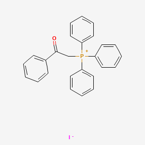 molecular formula C26H22IOP B12802132 Phenacyltriphenylphosphonium iodide CAS No. 6230-82-6