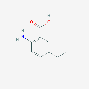 molecular formula C10H13NO2 B1280214 2-Amino-5-isopropylbenzoic acid CAS No. 68701-22-4