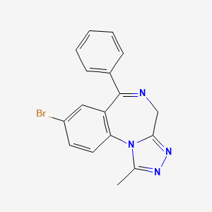 molecular formula C17H13BrN4 B1280215 溴唑安 CAS No. 71368-80-4