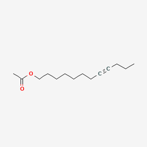 molecular formula C14H24O2 B12802170 8-Dodecyn-1-ol, acetate CAS No. 26906-26-3