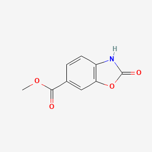 molecular formula C9H7NO4 B1280218 Methyl 2-oxo-2,3-dihydro-1,3-benzoxazole-6-carboxylate CAS No. 72752-80-8
