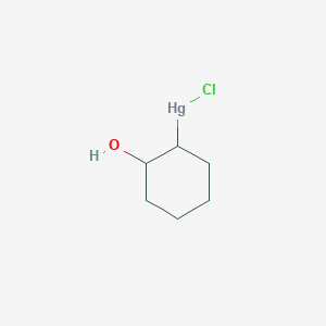 molecular formula C6H11ClHgO B12802223 Chloro-(2-hydroxycyclohexyl)mercury CAS No. 29682-55-1