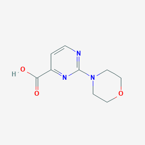 molecular formula C9H11N3O3 B1280225 2-Morpholinopyrimidine-4-carboxylic acid CAS No. 250726-42-2