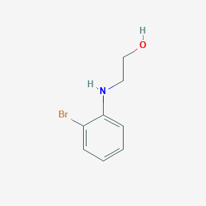 molecular formula C8H10BrNO B1280226 2-(2-Bromo-phenylamino)-ethanol CAS No. 87762-20-7