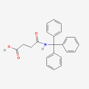 molecular formula C23H21NO3 B12802267 4-Oxo-4-(tritylamino)butanoic acid CAS No. 6622-12-4