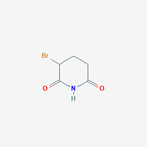 molecular formula C5H6BrNO2 B1280227 3-Bromopiperidine-2,6-dione CAS No. 62595-74-8