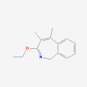 molecular formula C14H17NO B128023 3-Ethoxy-4,5-dimethyl-1H-2-benzazepine CAS No. 143266-13-1