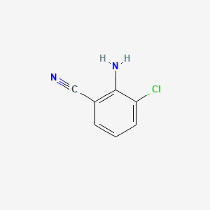 molecular formula C7H5ClN2 B1280245 2-Amino-3-chlorobenzonitrile CAS No. 53312-77-9