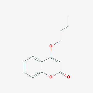 molecular formula C13H14O3 B1280250 4-丁氧基-2H-1-苯并吡喃-2-酮 CAS No. 71386-90-8
