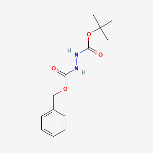 molecular formula C13H18N2O4 B1280253 1-Benzyl 2-(tert-butyl) hydrazine-1,2-dicarboxylate CAS No. 57699-88-4