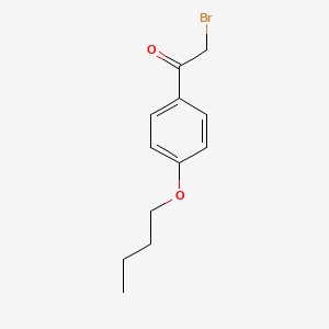 molecular formula C12H15BrO2 B1280254 乙酮，2-溴-1-(4-丁氧基苯基)- CAS No. 53704-75-9