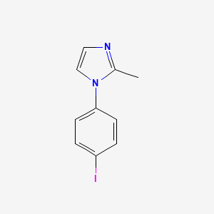 molecular formula C10H9IN2 B1280255 1-(4-iodophenyl)-2-methyl-1H-imidazole CAS No. 179420-75-8
