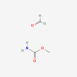 molecular formula C3H7NO3 B12802582 Formaldehyde;methyl carbamate CAS No. 68937-13-3