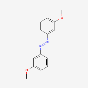 molecular formula C14H14N2O2 B12802635 3,3'-Dimethoxyazobenzene CAS No. 6319-23-9