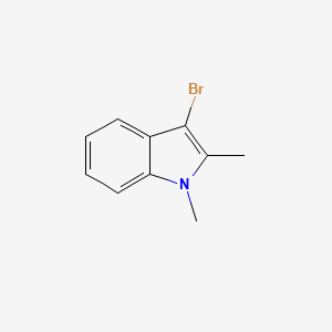 molecular formula C10H10BrN B1280264 3-Bromo-1,2-dimethyl-1H-indole CAS No. 80906-24-7