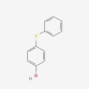 molecular formula C12H10OS B1280271 4-(苯硫基)苯酚 CAS No. 5633-55-6