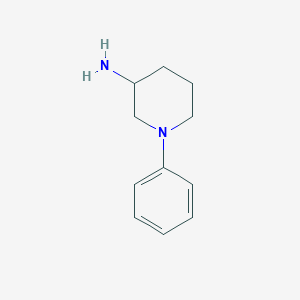 molecular formula C11H16N2 B1280275 1-苯基哌啶-3-胺 CAS No. 63921-21-1