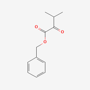 molecular formula C12H14O3 B1280277 benzyl 3-methyl-2-oxobutanoate CAS No. 76585-78-9