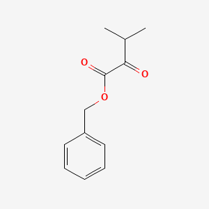 molecular formula C12H14O3 B1280277 3-甲基-2-氧代丁酸苄酯 CAS No. 76585-78-9