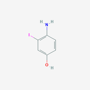 molecular formula C6H6INO B1280279 4-Amino-3-iodophenol CAS No. 66416-73-7