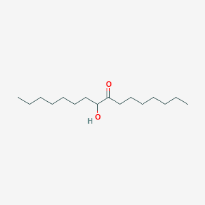 molecular formula C16H32O2 B12802791 9-Hydroxyhexadecan-8-one CAS No. 4444-11-5