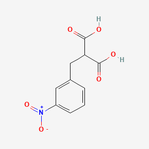 molecular formula C10H9NO6 B12802878 (3-Nitrobenzyl)propanedioic acid CAS No. 7151-20-4