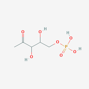 molecular formula C5H11O7P B12802896 [(2,3-Dihydroxy-4-oxopentyl)oxy]phosphonic acid 