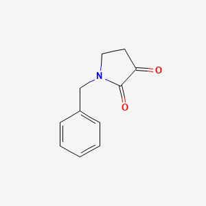 molecular formula C11H11NO2 B1280295 1-Benzylpyrrolidine-2,3-dione CAS No. 58486-00-3
