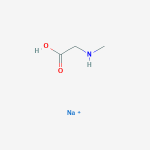 molecular formula C3H7NNaO2+ B128030 肌氨酸钠 CAS No. 4316-73-8