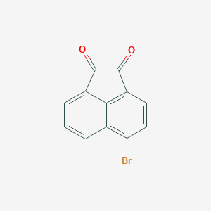 molecular formula C12H5BrO2 B1280302 1,2-Acenaphthylenedione, 5-bromo- CAS No. 26254-35-3