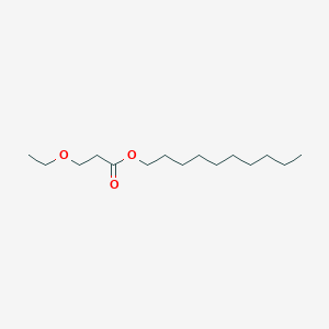 molecular formula C15H30O3 B12803027 Decyl 3-ethoxypropanoate CAS No. 70160-09-7