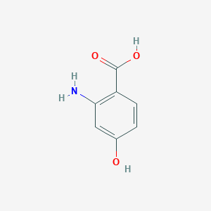 molecular formula C7H7NO3 B1280306 2-Amino-4-hydroxybenzoic acid CAS No. 38160-63-3