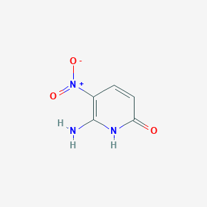 molecular formula C5H5N3O3 B1280307 6-Amino-5-nitropyridin-2-OL CAS No. 211555-30-5