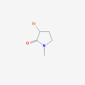 molecular formula C5H8BrNO B1280309 3-溴-1-甲基吡咯烷-2-酮 CAS No. 33693-57-1