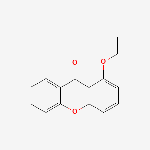 molecular formula C15H12O3 B12803098 1-Ethoxyxanthen-9-one CAS No. 127731-66-2
