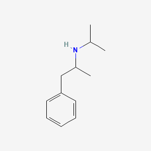 molecular formula C12H19N B12803118 Isopropylamphetamine CAS No. 33236-69-0