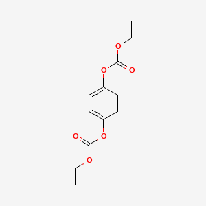 molecular formula C12H14O6 B12803147 (4-Ethoxycarbonyloxyphenyl) ethyl carbonate CAS No. 74805-99-5