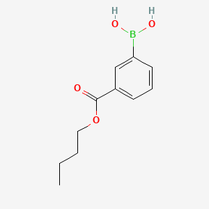 molecular formula C11H15BO4 B1280315 3-Butoxycarbonylphenylboronic acid CAS No. 827300-04-9