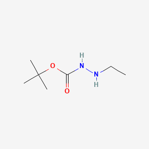 molecular formula C7H16N2O2 B1280331 Tert-butyl 2-ethylhydrazinecarboxylate CAS No. 476362-41-1