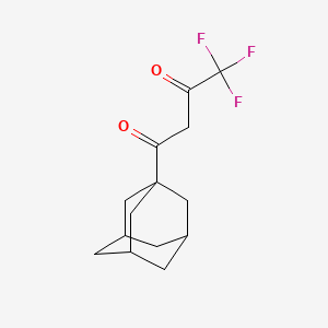 molecular formula C14H17F3O2 B1280357 1-金刚烷-1-基-4,4,4-三氟-丁烷-1,3-二酮 CAS No. 758709-48-7