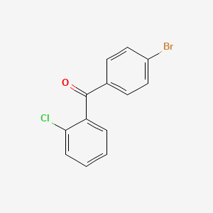 molecular formula C13H8BrClO B1280358 4-Bromo-2'-chlorobenzophenone CAS No. 464190-33-8