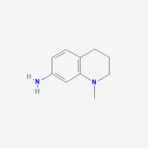 molecular formula C10H14N2 B1280364 1-Methyl-1,2,3,4-tetrahydroquinolin-7-amine CAS No. 304690-94-6