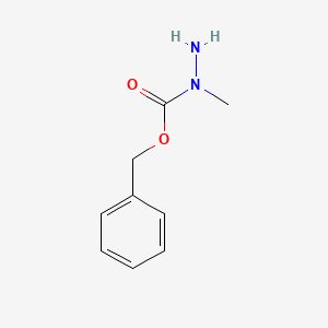 molecular formula C9H12N2O2 B1280365 Benzyl 1-methylhydrazinecarboxylate CAS No. 37519-04-3