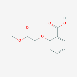 molecular formula C10H10O5 B1280369 2-(2-Methoxy-2-oxoethoxy)benzoic acid CAS No. 113496-12-1