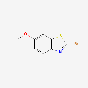 molecular formula C8H6BrNOS B1280375 2-Bromo-6-methoxybenzothiazole CAS No. 2941-58-4