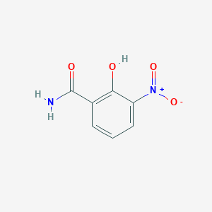 molecular formula C7H6N2O4 B1280379 2-Hydroxy-3-nitrobenzamide CAS No. 2912-76-7