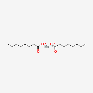 molecular formula C16H30MnO4 B12803834 Manganese octanoate CAS No. 6535-19-9