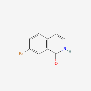 molecular formula C9H6BrNO B1280384 7-溴异喹啉-1-醇 CAS No. 223671-15-6